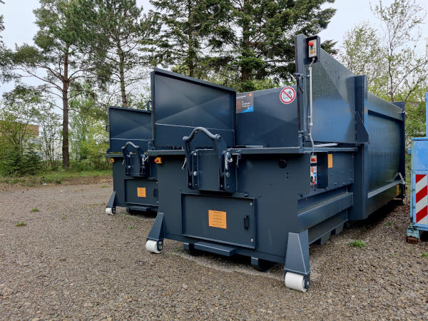 10 cbm Abrollpresscontainer